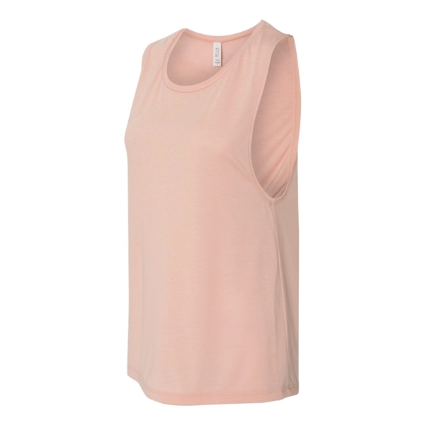 BELLA + CANVAS Women's Flowy Scoop Muscle Tank - BELLA + CANVAS Women's Flowy Scoop Muscle Tank - Image 73 of 120