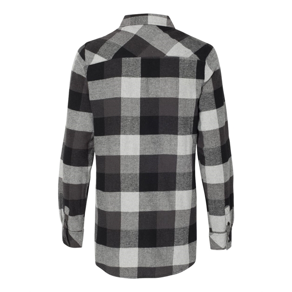 Burnside Women's Yarn-Dyed Long Sleeve Flannel Shirt - Burnside Women's Yarn-Dyed Long Sleeve Flannel Shirt - Image 3 of 27