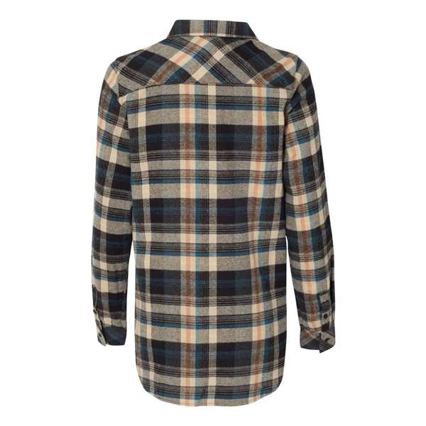 Burnside Women's Yarn-Dyed Long Sleeve Flannel Shirt - Burnside Women's Yarn-Dyed Long Sleeve Flannel Shirt - Image 9 of 27