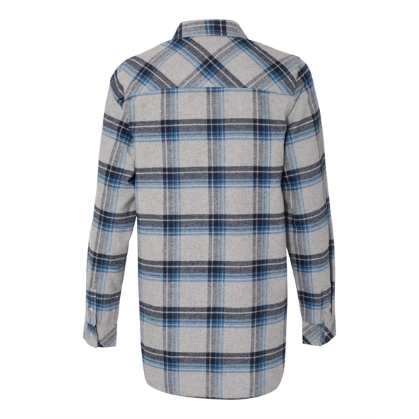 Burnside Women's Yarn-Dyed Long Sleeve Flannel Shirt - Burnside Women's Yarn-Dyed Long Sleeve Flannel Shirt - Image 12 of 27