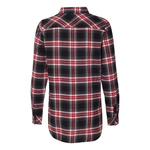 Burnside Women's Yarn-Dyed Long Sleeve Flannel Shirt - Burnside Women's Yarn-Dyed Long Sleeve Flannel Shirt - Image 18 of 27