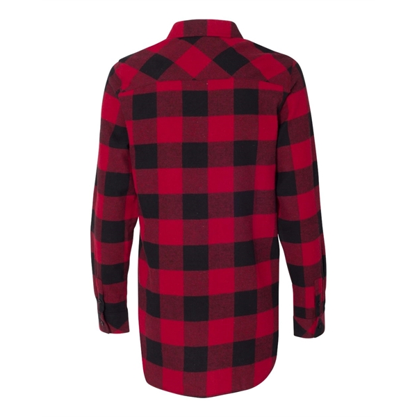 Burnside Women's Yarn-Dyed Long Sleeve Flannel Shirt - Burnside Women's Yarn-Dyed Long Sleeve Flannel Shirt - Image 21 of 27