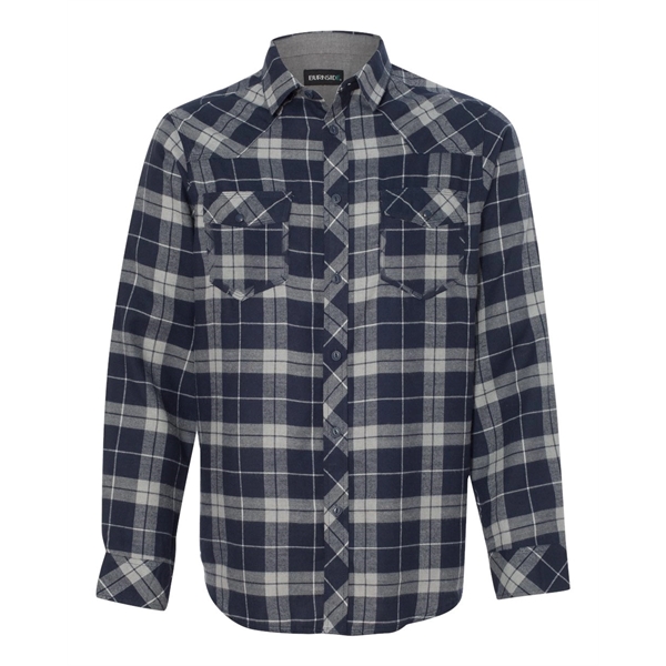 Burnside Yarn-Dyed Flannel Shirt - Burnside Yarn-Dyed Flannel Shirt - Image 15 of 61