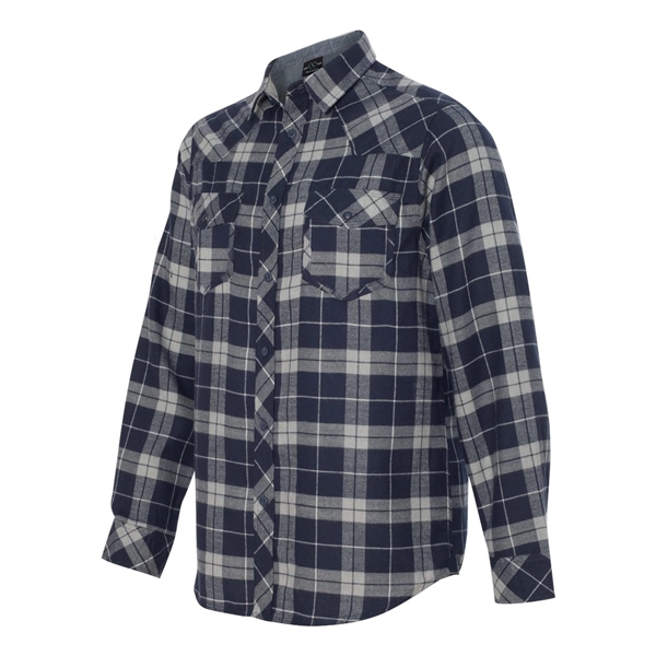 Burnside Yarn-Dyed Flannel Shirt - Burnside Yarn-Dyed Flannel Shirt - Image 16 of 61