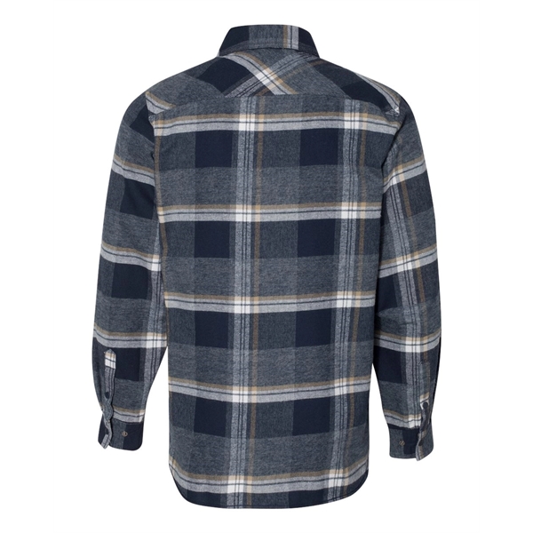 Burnside Snap Front Plaid Flannel Shirt - Burnside Snap Front Plaid Flannel Shirt - Image 2 of 13