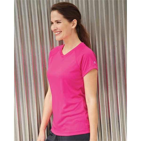 Champion Double Dry Women's V-Neck Performance T-Shirt - Champion Double Dry Women's V-Neck Performance T-Shirt - Image 1 of 40