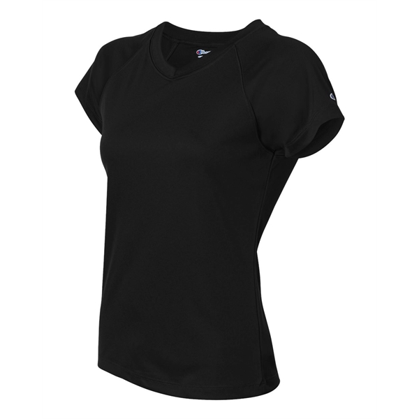 Champion Double Dry Women's V-Neck Performance T-Shirt - Champion Double Dry Women's V-Neck Performance T-Shirt - Image 3 of 40