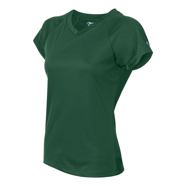 Champion Double Dry Women's V-Neck Performance T-Shirt - Champion Double Dry Women's V-Neck Performance T-Shirt - Image 6 of 40