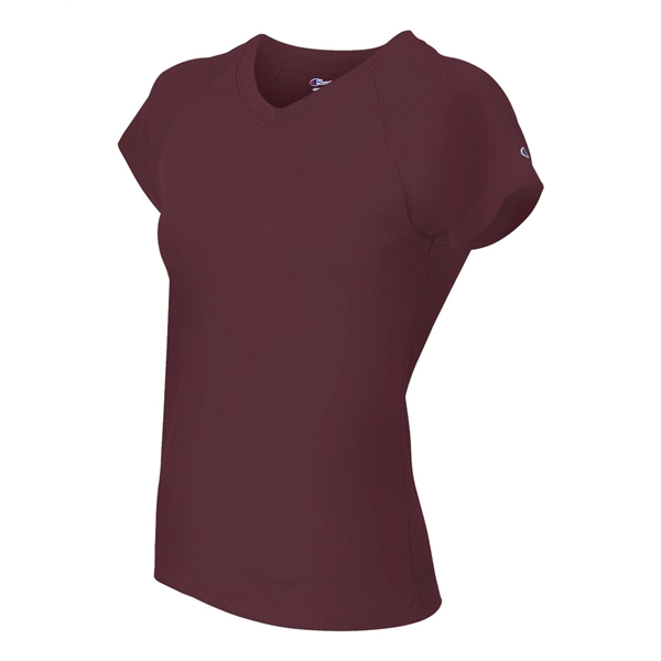 Champion Double Dry Women's V-Neck Performance T-Shirt - Champion Double Dry Women's V-Neck Performance T-Shirt - Image 9 of 40