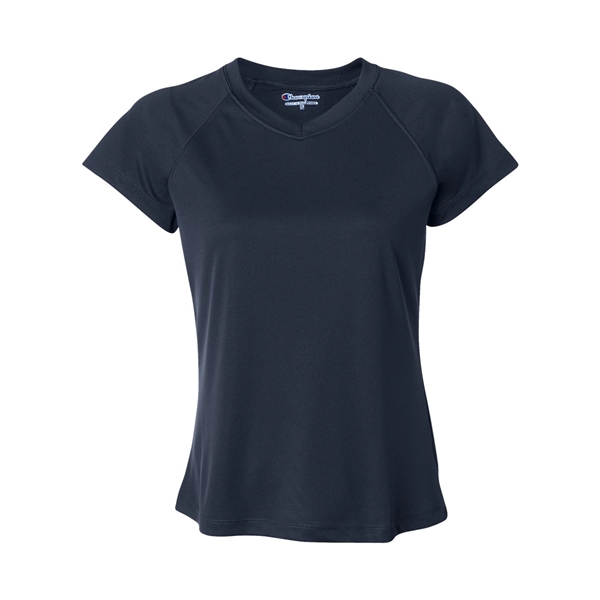 Champion Double Dry Women's V-Neck Performance T-Shirt - Champion Double Dry Women's V-Neck Performance T-Shirt - Image 11 of 40