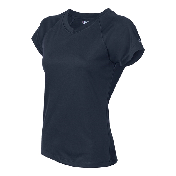 Champion Double Dry Women's V-Neck Performance T-Shirt - Champion Double Dry Women's V-Neck Performance T-Shirt - Image 12 of 40