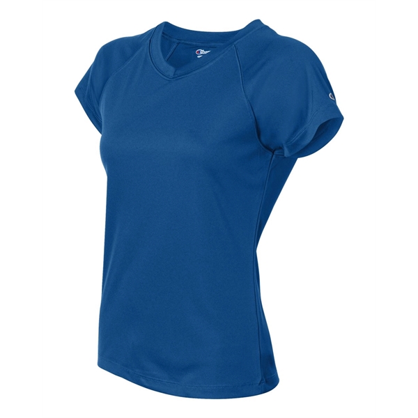 Champion Double Dry Women's V-Neck Performance T-Shirt - Champion Double Dry Women's V-Neck Performance T-Shirt - Image 15 of 40