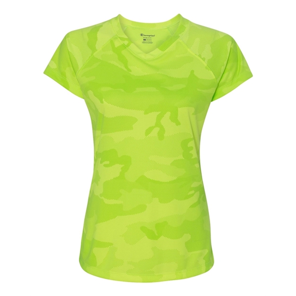 Champion Double Dry Women's V-Neck Performance T-Shirt - Champion Double Dry Women's V-Neck Performance T-Shirt - Image 20 of 40