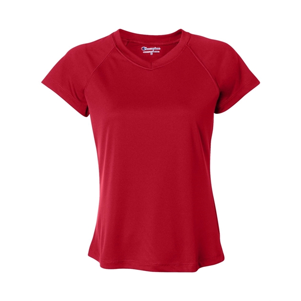 Champion Double Dry Women's V-Neck Performance T-Shirt - Champion Double Dry Women's V-Neck Performance T-Shirt - Image 26 of 40