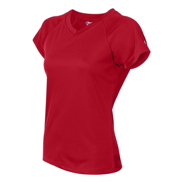 Champion Double Dry Women's V-Neck Performance T-Shirt - Champion Double Dry Women's V-Neck Performance T-Shirt - Image 27 of 40