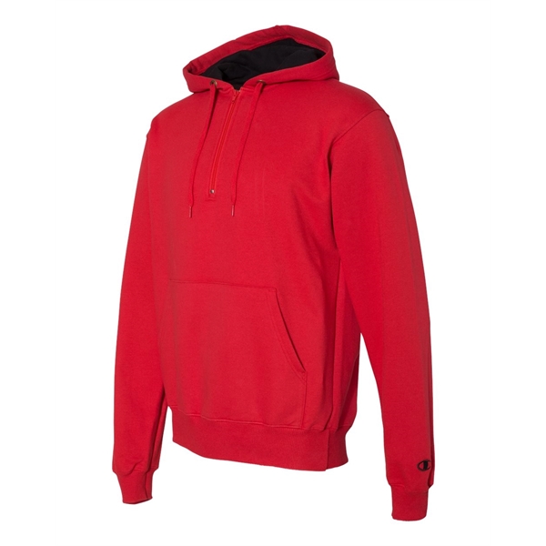 Champion Cotton Max Hooded Quarter-Zip Sweatshirt - Champion Cotton Max Hooded Quarter-Zip Sweatshirt - Image 15 of 31