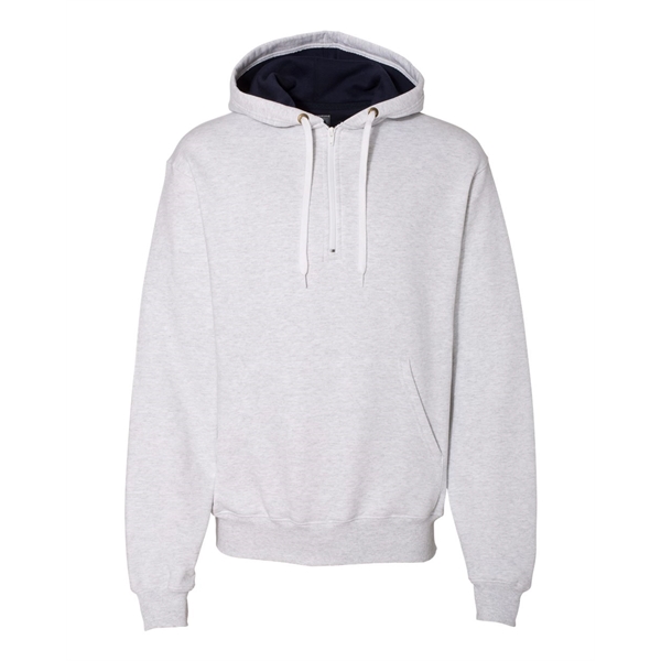 Champion Cotton Max Hooded Quarter-Zip Sweatshirt - Champion Cotton Max Hooded Quarter-Zip Sweatshirt - Image 17 of 31