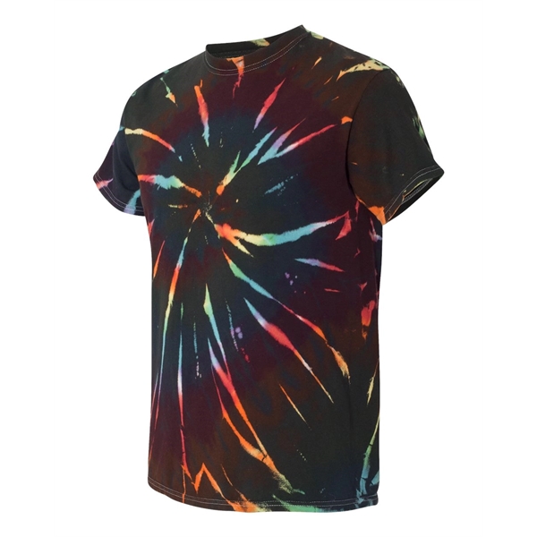 Dyenomite Multi-Color Spiral Tie-Dyed T-Shirt - Dyenomite Multi-Color Spiral Tie-Dyed T-Shirt - Image 5 of 74