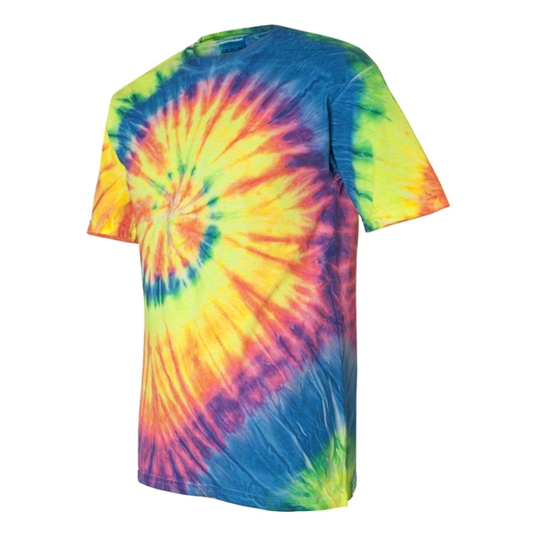 Dyenomite Multi-Color Spiral Tie-Dyed T-Shirt - Dyenomite Multi-Color Spiral Tie-Dyed T-Shirt - Image 17 of 74