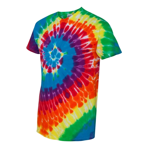 Dyenomite Multi-Color Spiral Tie-Dyed T-Shirt - Dyenomite Multi-Color Spiral Tie-Dyed T-Shirt - Image 25 of 74