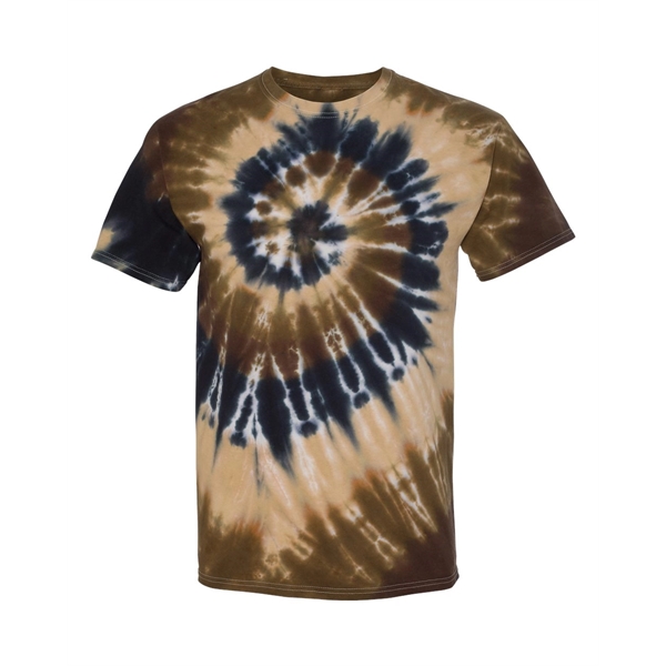 Dyenomite Multi-Color Spiral Tie-Dyed T-Shirt - Dyenomite Multi-Color Spiral Tie-Dyed T-Shirt - Image 26 of 74