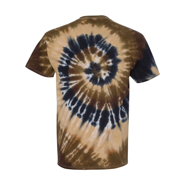 Dyenomite Multi-Color Spiral Tie-Dyed T-Shirt - Dyenomite Multi-Color Spiral Tie-Dyed T-Shirt - Image 28 of 74