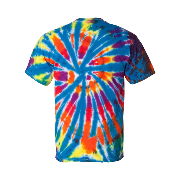 Dyenomite Rainbow Cut-Spiral Tie-Dyed T-Shirt - Dyenomite Rainbow Cut-Spiral Tie-Dyed T-Shirt - Image 1 of 12