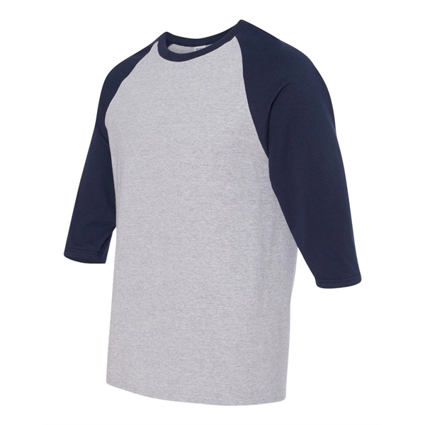Gildan Heavy Cotton™ Raglan Three-Quarter Sleeve T-Shirt - Gildan Heavy Cotton™ Raglan Three-Quarter Sleeve T-Shirt - Image 3 of 23