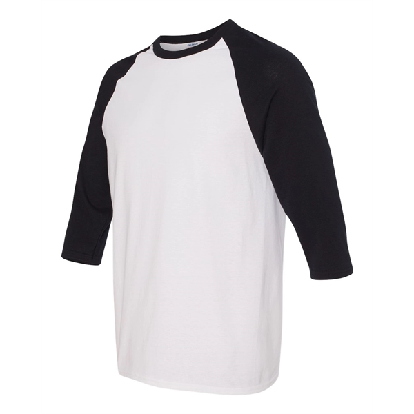 Gildan Heavy Cotton™ Raglan Three-Quarter Sleeve T-Shirt - Gildan Heavy Cotton™ Raglan Three-Quarter Sleeve T-Shirt - Image 4 of 23