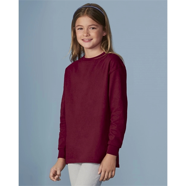 Gildan Heavy Cotton™ Youth Long Sleeve T-Shirt for Tie Dye - Gildan Heavy Cotton™ Youth Long Sleeve T-Shirt for Tie Dye - Image 1 of 1