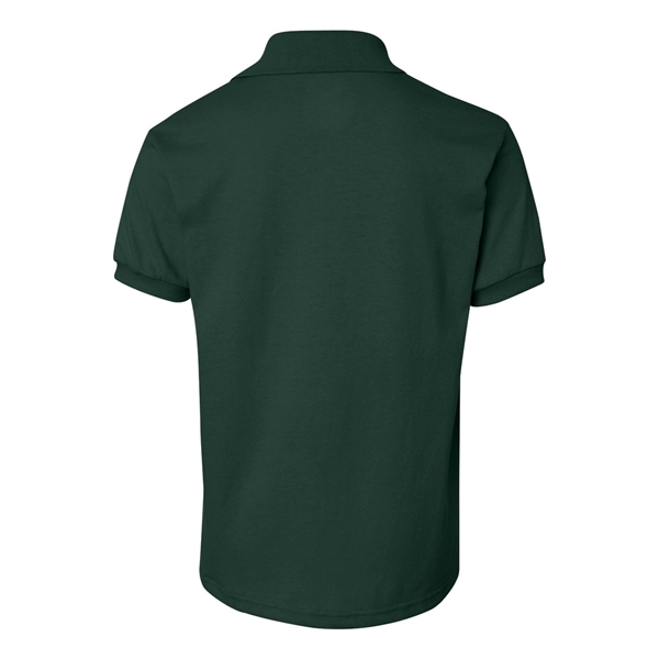 Hanes Youth Ecosmart® Jersey Polo - Hanes Youth Ecosmart® Jersey Polo - Image 5 of 27