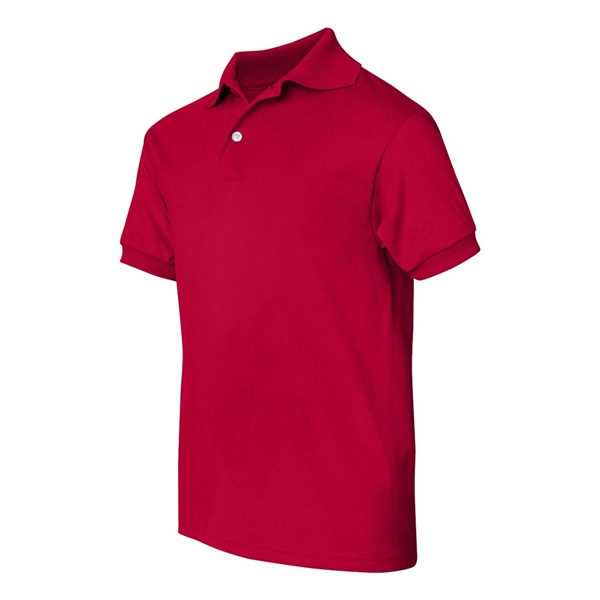 Hanes Youth Ecosmart® Jersey Polo - Hanes Youth Ecosmart® Jersey Polo - Image 7 of 27