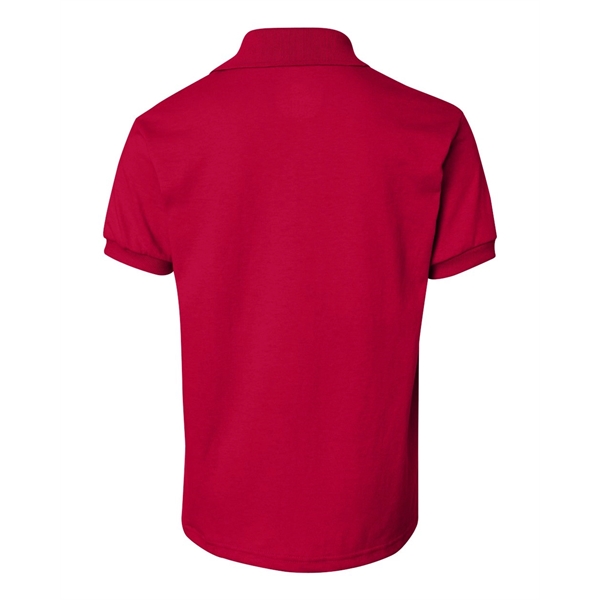 Hanes Youth Ecosmart® Jersey Polo - Hanes Youth Ecosmart® Jersey Polo - Image 8 of 27