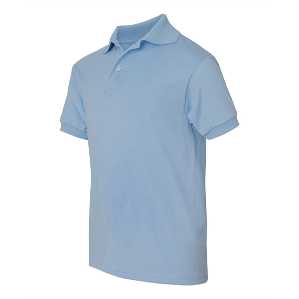 Hanes Youth Ecosmart® Jersey Polo - Hanes Youth Ecosmart® Jersey Polo - Image 13 of 27