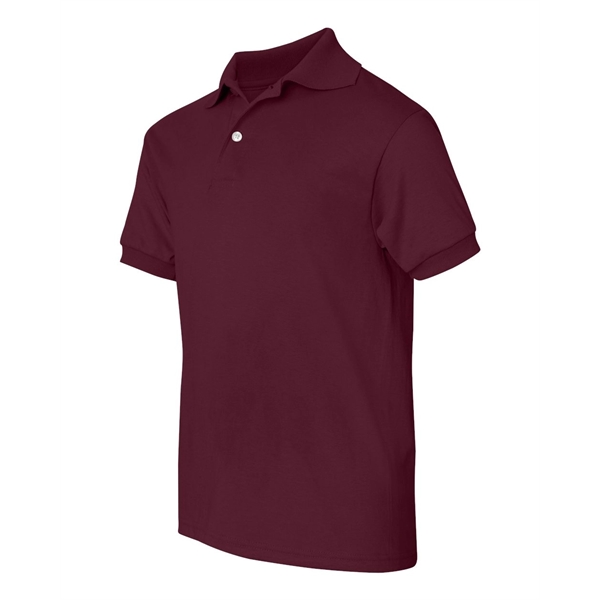 Hanes Youth Ecosmart® Jersey Polo - Hanes Youth Ecosmart® Jersey Polo - Image 16 of 27