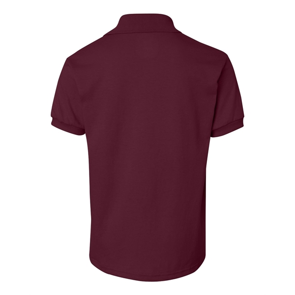Hanes Youth Ecosmart® Jersey Polo - Hanes Youth Ecosmart® Jersey Polo - Image 17 of 27