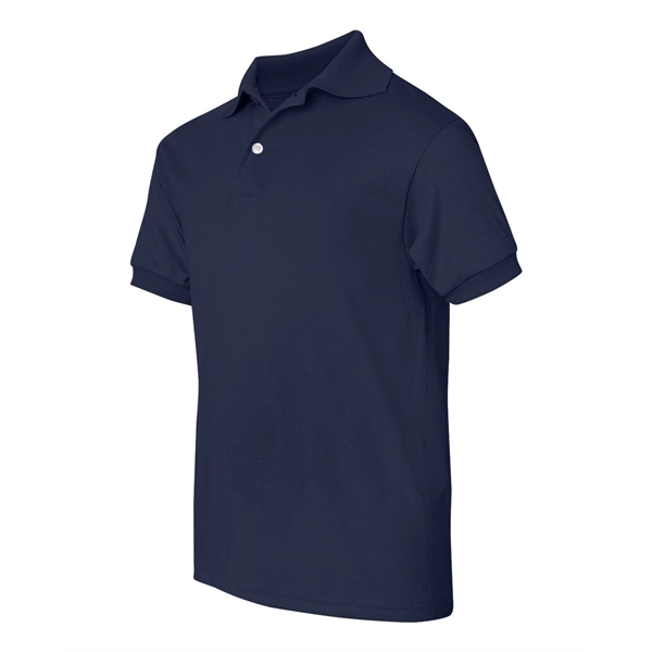 Hanes Youth Ecosmart® Jersey Polo - Hanes Youth Ecosmart® Jersey Polo - Image 19 of 27