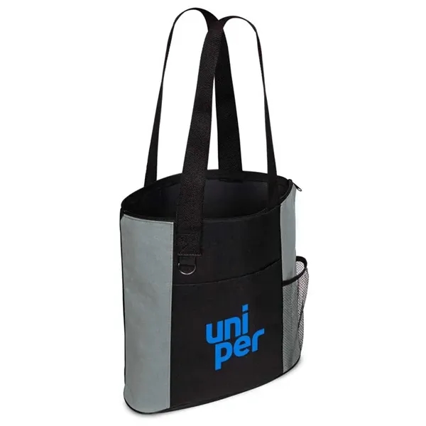 Axel RPET Tote with Bottle Holder - Axel RPET Tote with Bottle Holder - Image 3 of 9