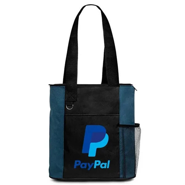 Axel RPET Tote with Bottle Holder - Axel RPET Tote with Bottle Holder - Image 7 of 9