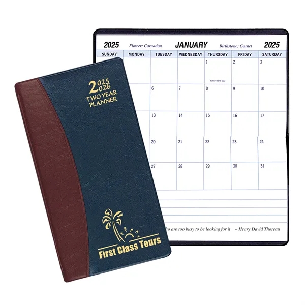 Two Year Pocket Planner - Carriage - Two Year Pocket Planner - Carriage - Image 0 of 1