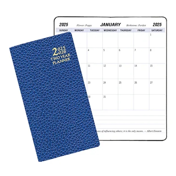 Two Year Pocket Planner - Cobblestone - Two Year Pocket Planner - Cobblestone - Image 1 of 1
