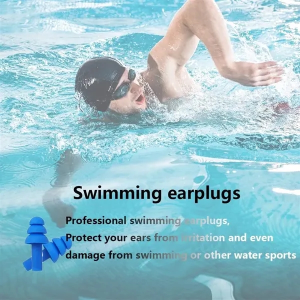 Reusable Soft Silicone Ear Plugs - Reusable Soft Silicone Ear Plugs - Image 5 of 6