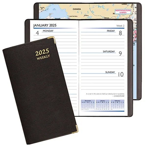 Weekly Pocket Planner - Continental with Metal Corners - Weekly Pocket Planner - Continental with Metal Corners - Image 1 of 1