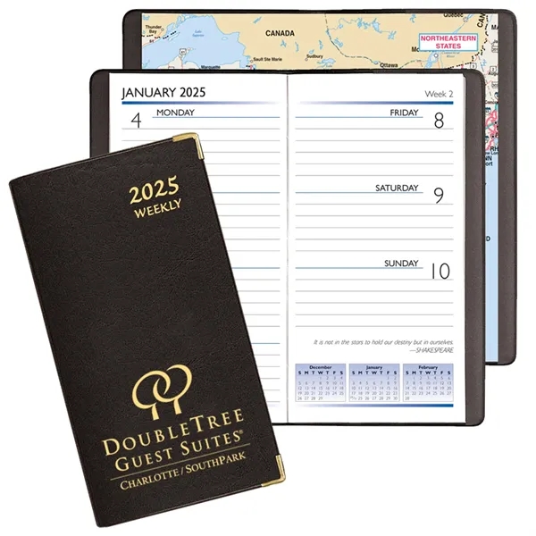 Weekly Pocket Planner - Continental with Metal Corners - Weekly Pocket Planner - Continental with Metal Corners - Image 0 of 1