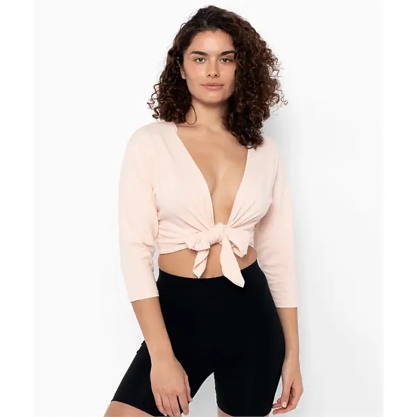 Women's Garment Dyed Le Weekend Tie Top - Women's Garment Dyed Le Weekend Tie Top - Image 0 of 0