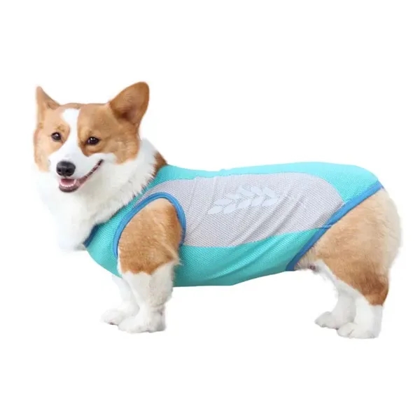 Summer Reflective Dog Cooling Vest Breathable & Light Weight - Summer Reflective Dog Cooling Vest Breathable & Light Weight - Image 3 of 4