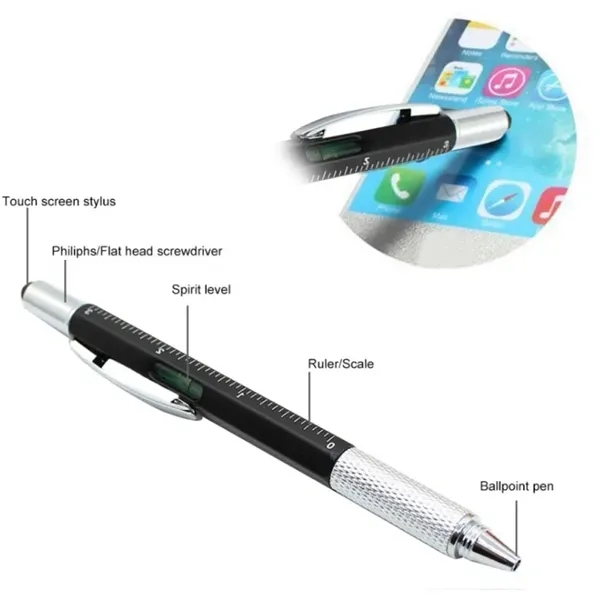6 In 1 Multitool Pen - 6 In 1 Multitool Pen - Image 2 of 3