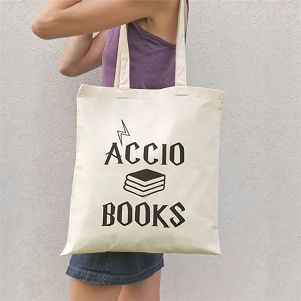 Eco Natural Canvas Bag 11.8" x 14.9" - Eco Natural Canvas Bag 11.8" x 14.9" - Image 3 of 4