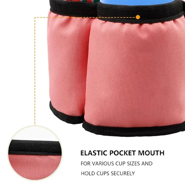 Custom Logo Luggage Travel Cup Holder Bag - Custom Logo Luggage Travel Cup Holder Bag - Image 3 of 10