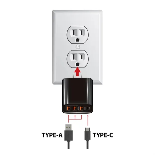 4 Port USB Charging Block - 4 Port USB Charging Block - Image 2 of 6